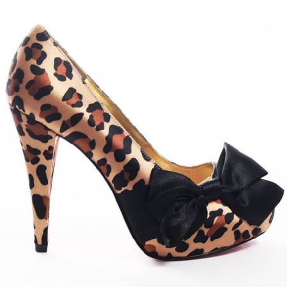 Leopard print high heels - sold - Picture 8 of 8